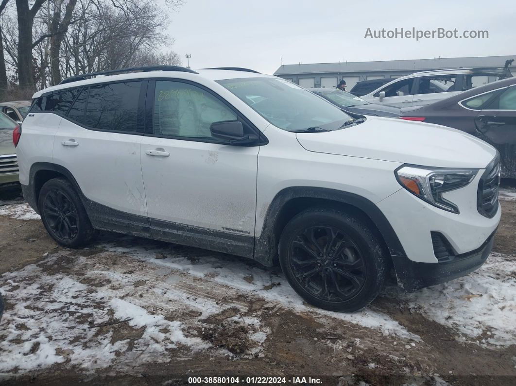 2020 Gmc Terrain Fwd Sle White vin: 3GKALMEV0LL222993