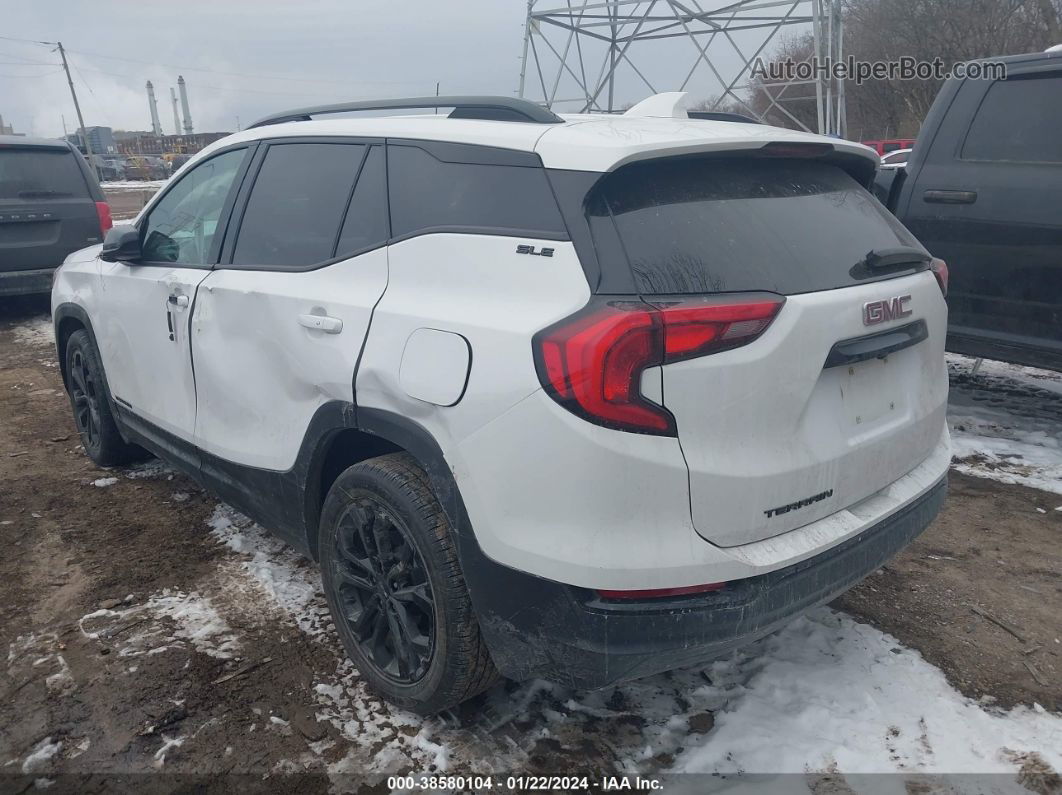 2020 Gmc Terrain Fwd Sle White vin: 3GKALMEV0LL222993