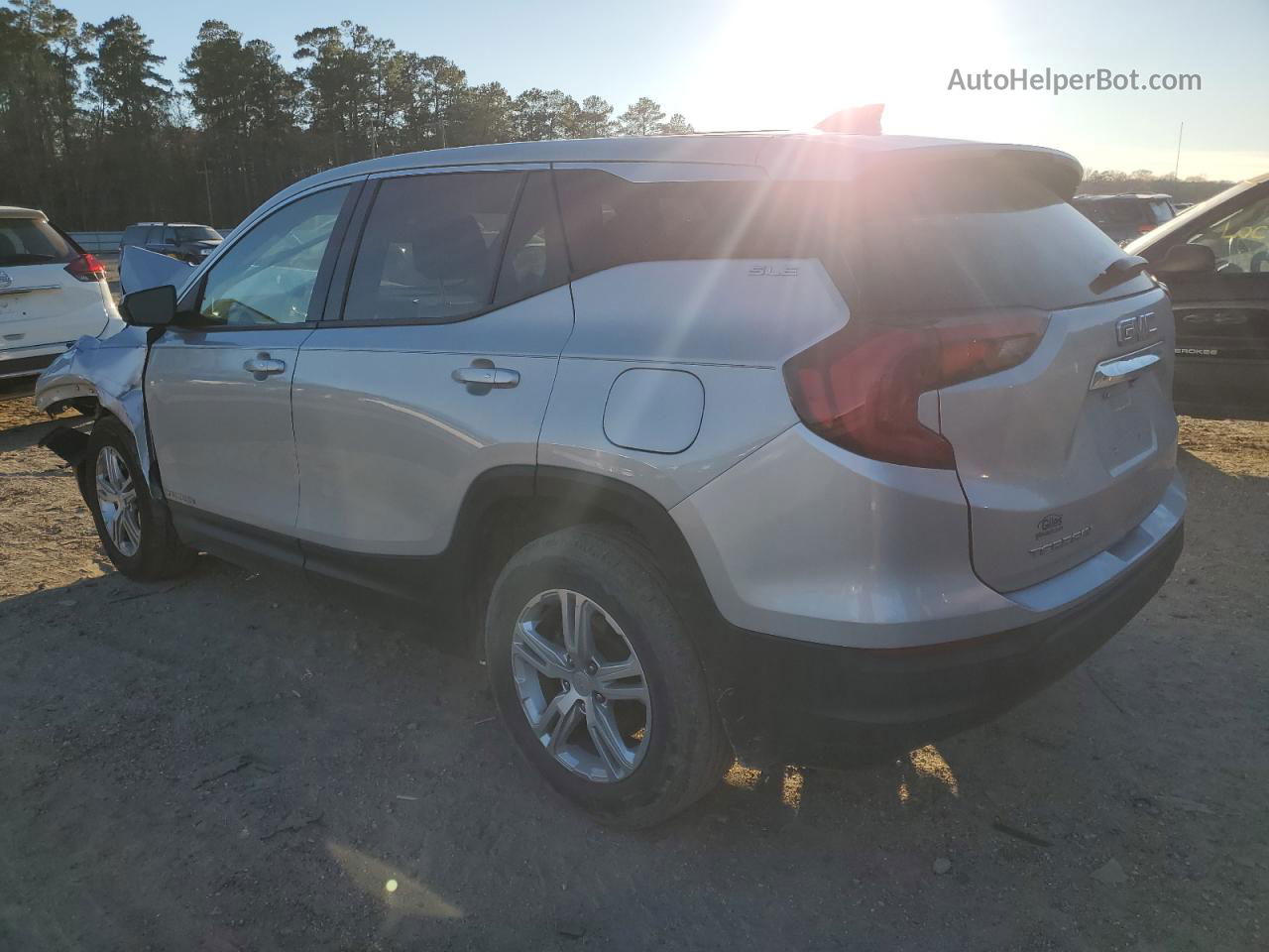 2019 Gmc Terrain Sle Silver vin: 3GKALMEV1KL124134