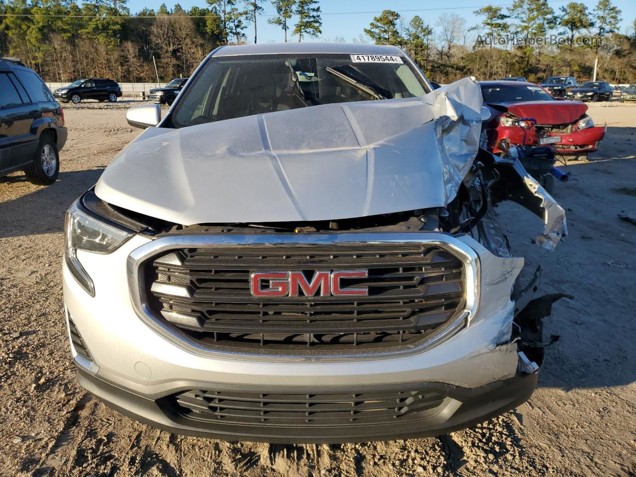 2019 Gmc Terrain Sle Silver vin: 3GKALMEV1KL124134