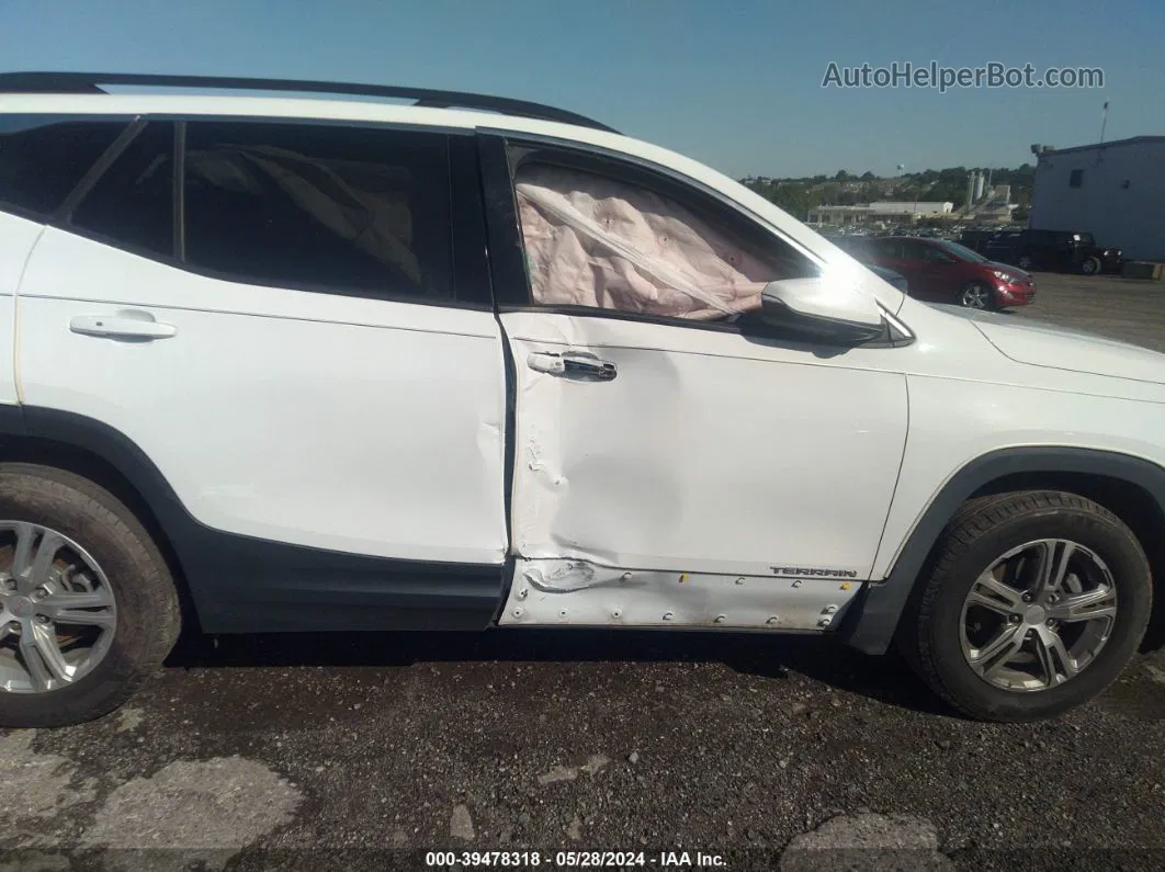 2019 Gmc Terrain Sle White vin: 3GKALMEV1KL137062