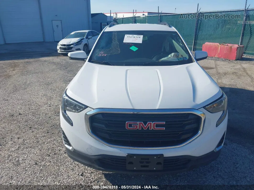 2019 Gmc Terrain Sle White vin: 3GKALMEV1KL137062