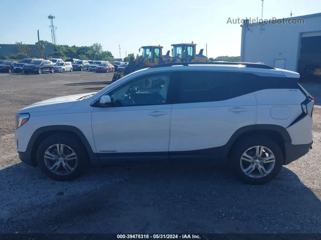 2019 Gmc Terrain Sle White vin: 3GKALMEV1KL137062