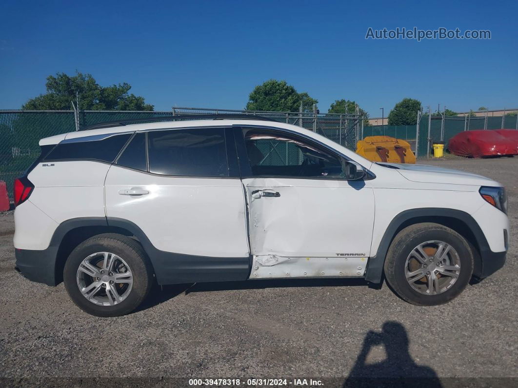 2019 Gmc Terrain Sle White vin: 3GKALMEV1KL137062