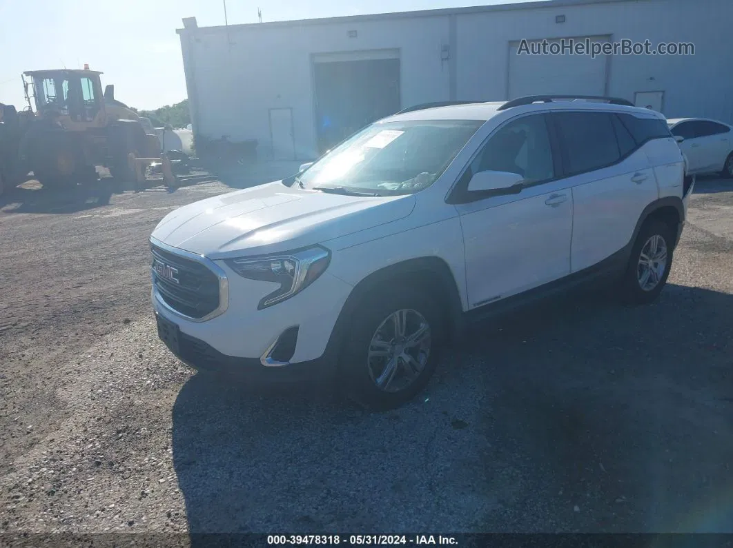 2019 Gmc Terrain Sle White vin: 3GKALMEV1KL137062