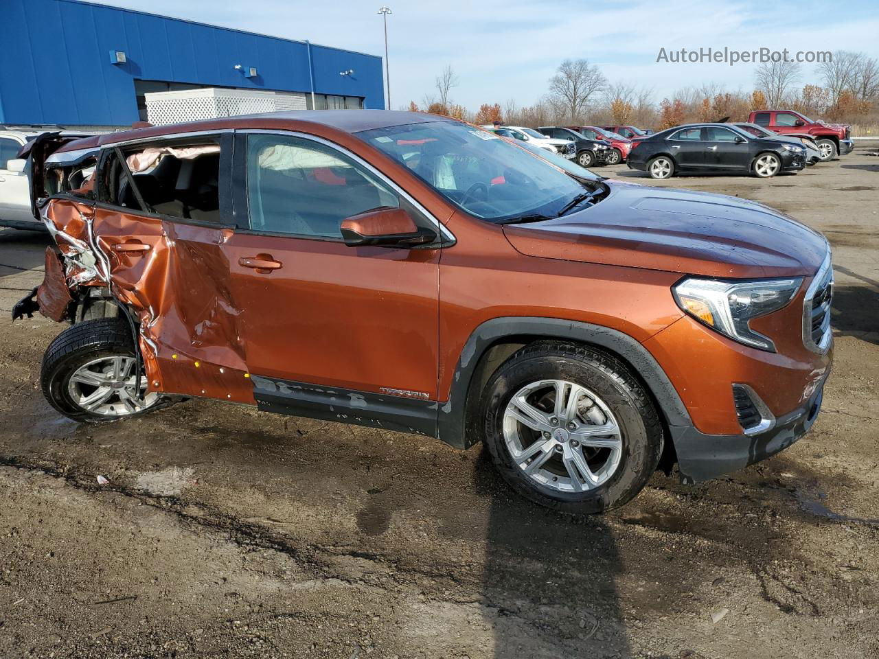 2019 Gmc Terrain Sle Коричневый vin: 3GKALMEV1KL270260