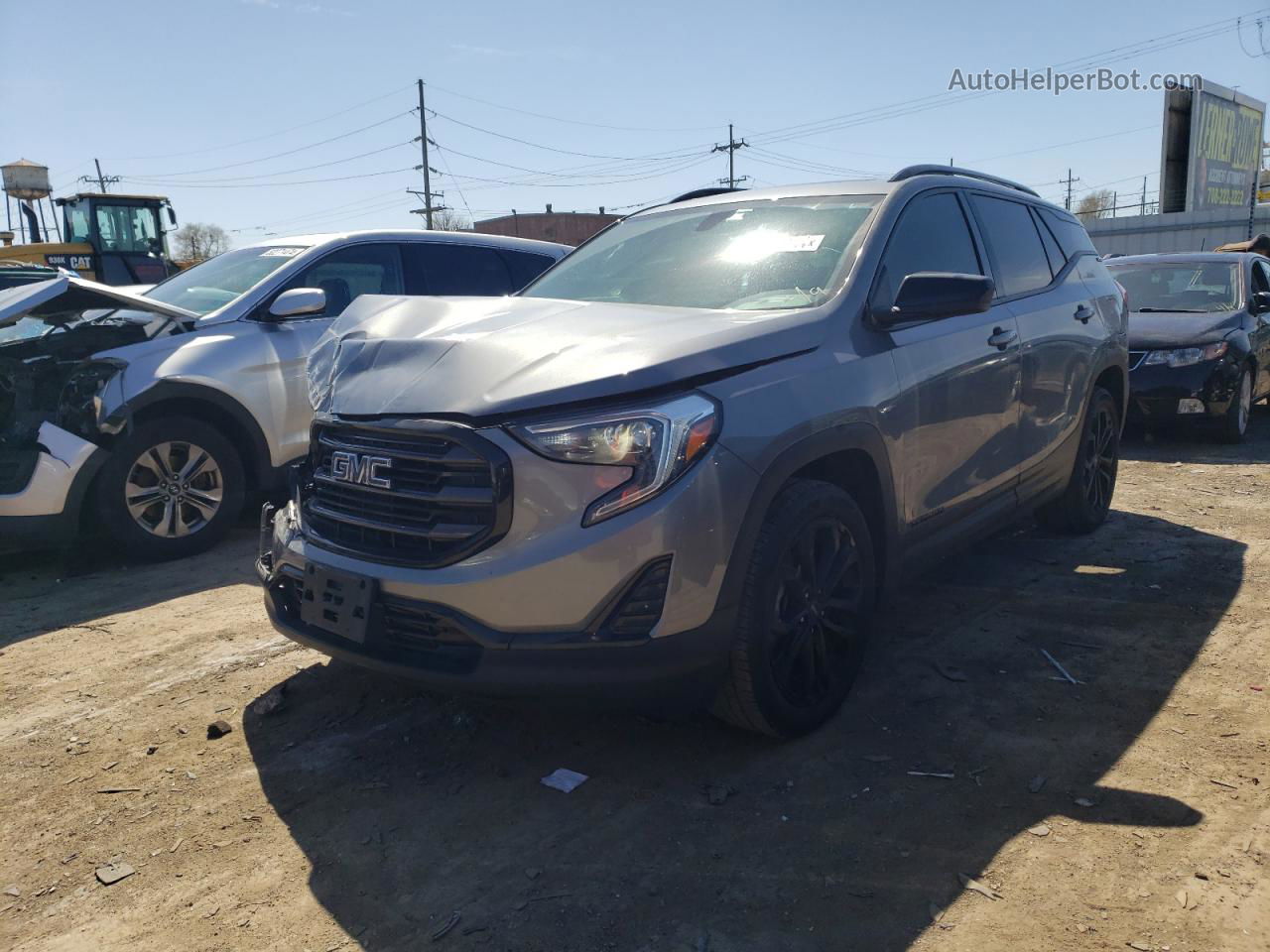 2019 Gmc Terrain Sle Gray vin: 3GKALMEV1KL342753