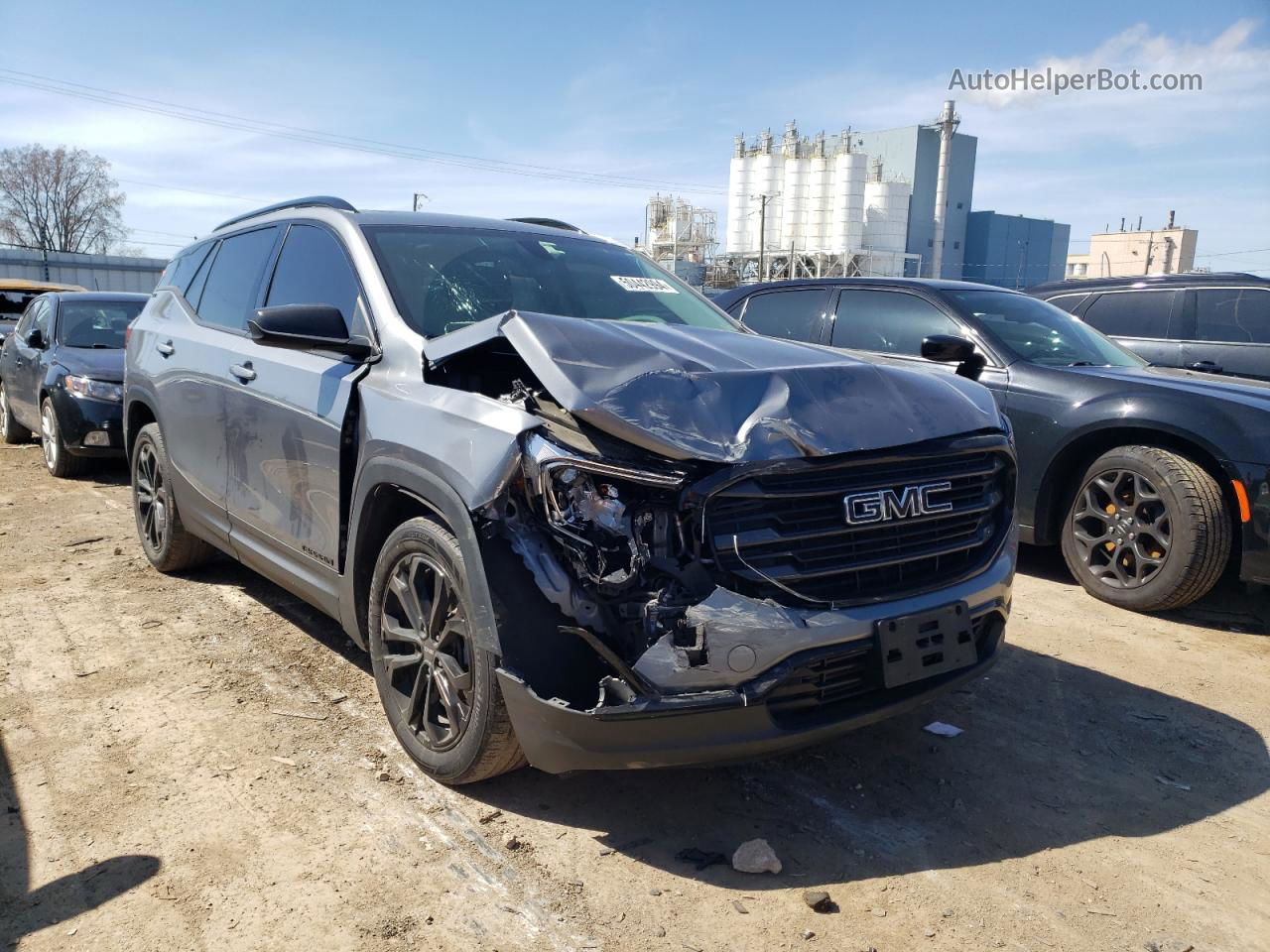 2019 Gmc Terrain Sle Gray vin: 3GKALMEV1KL342753