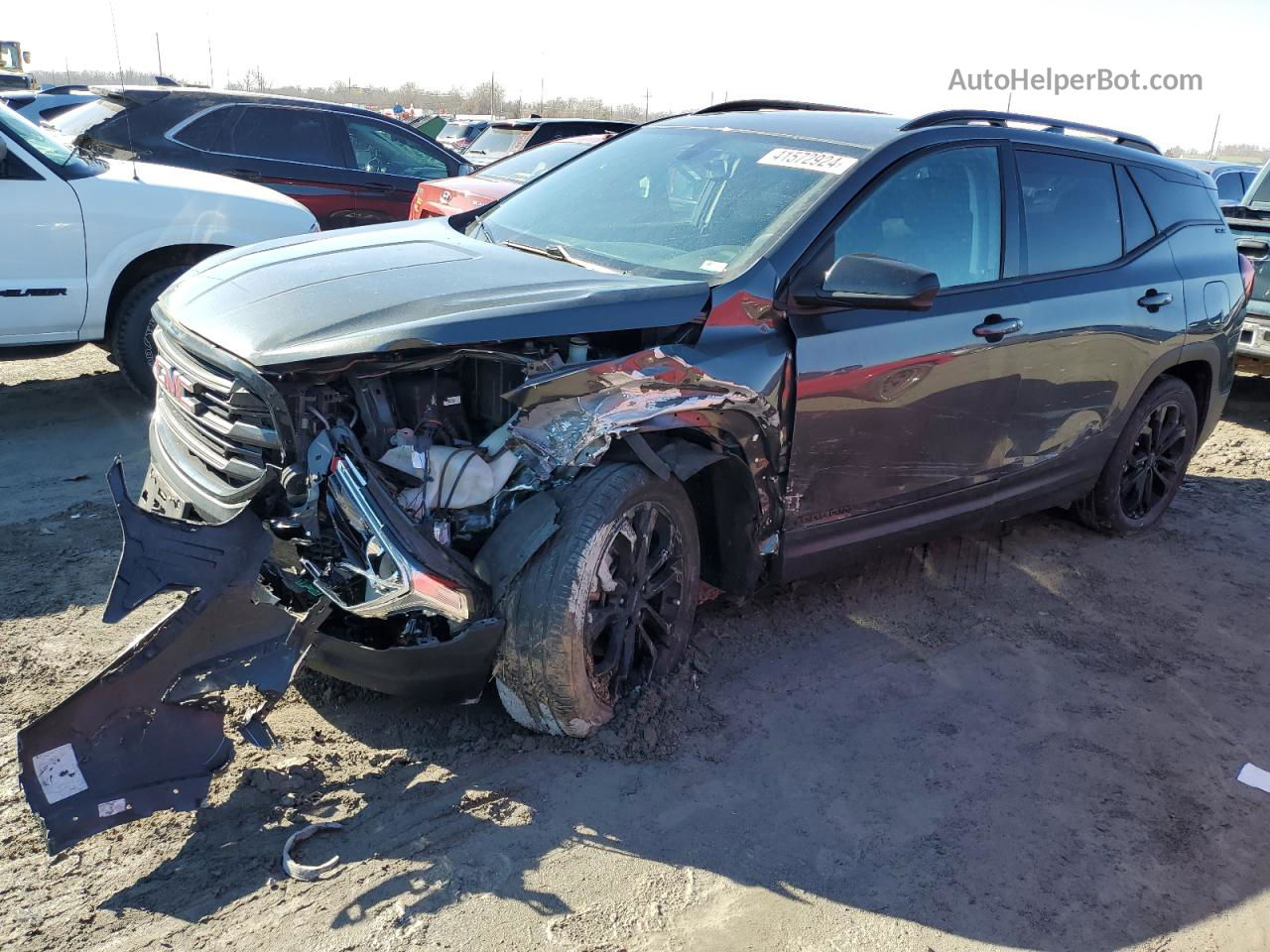 2019 Gmc Terrain Sle Gray vin: 3GKALMEV1KL380838