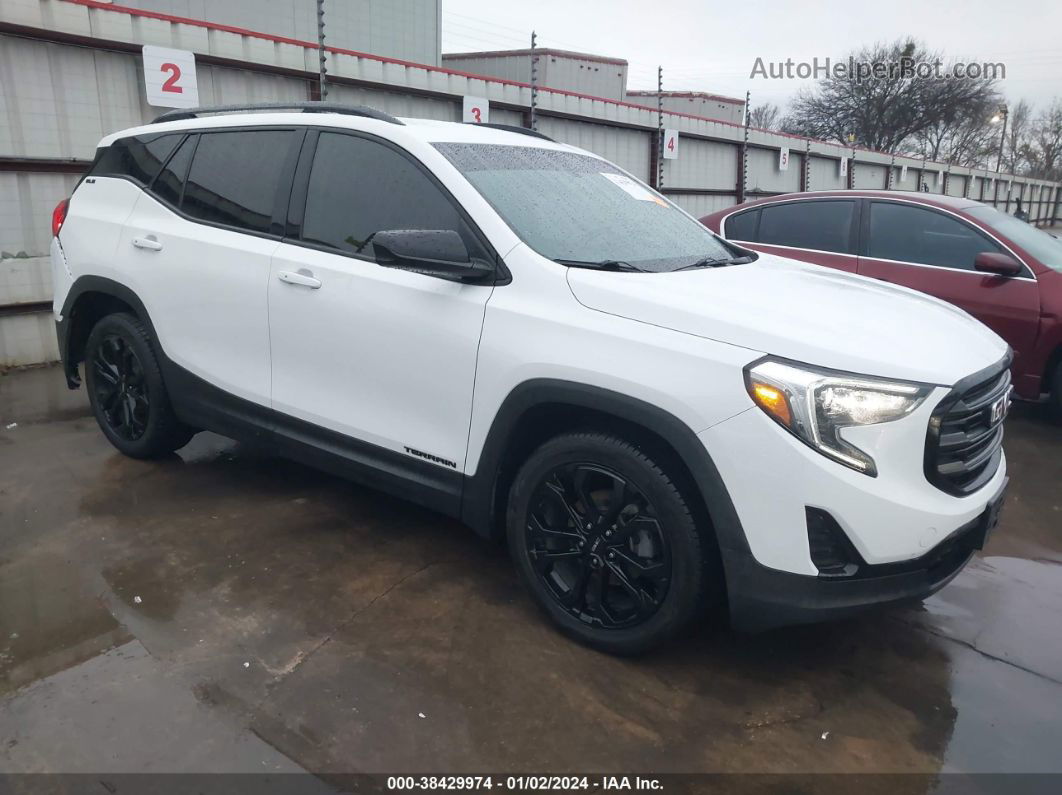 2019 Gmc Terrain Sle Белый vin: 3GKALMEV1KL387711