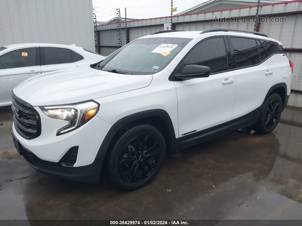 2019 Gmc Terrain Sle Белый vin: 3GKALMEV1KL387711