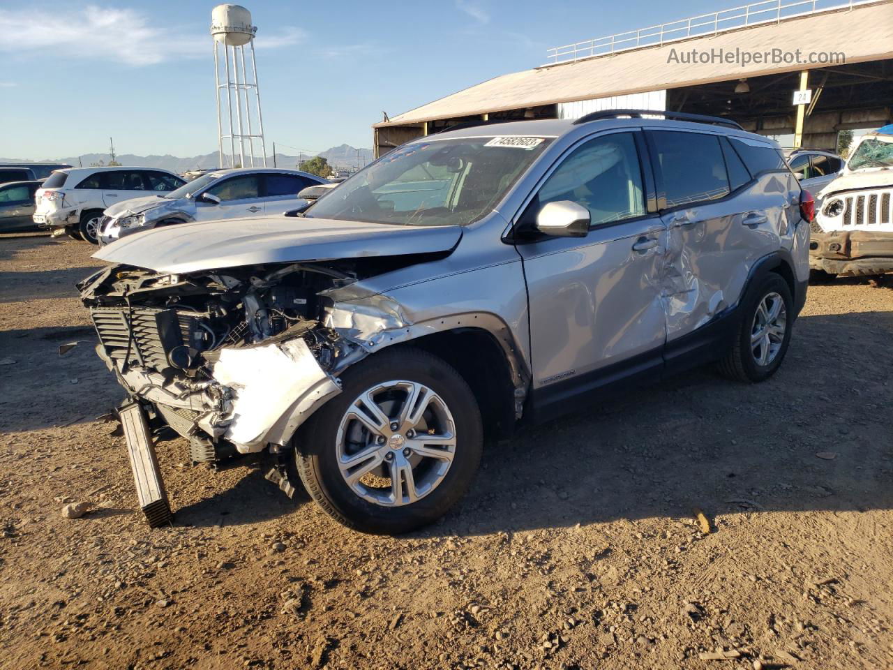 2020 Gmc Terrain Sle Silver vin: 3GKALMEV1LL203451