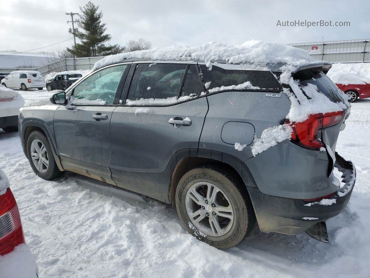 2019 Gmc Terrain Sle Gray vin: 3GKALMEV2KL302357