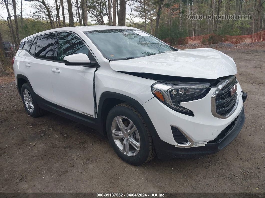 2019 Gmc Terrain Sle White vin: 3GKALMEV2KL333303