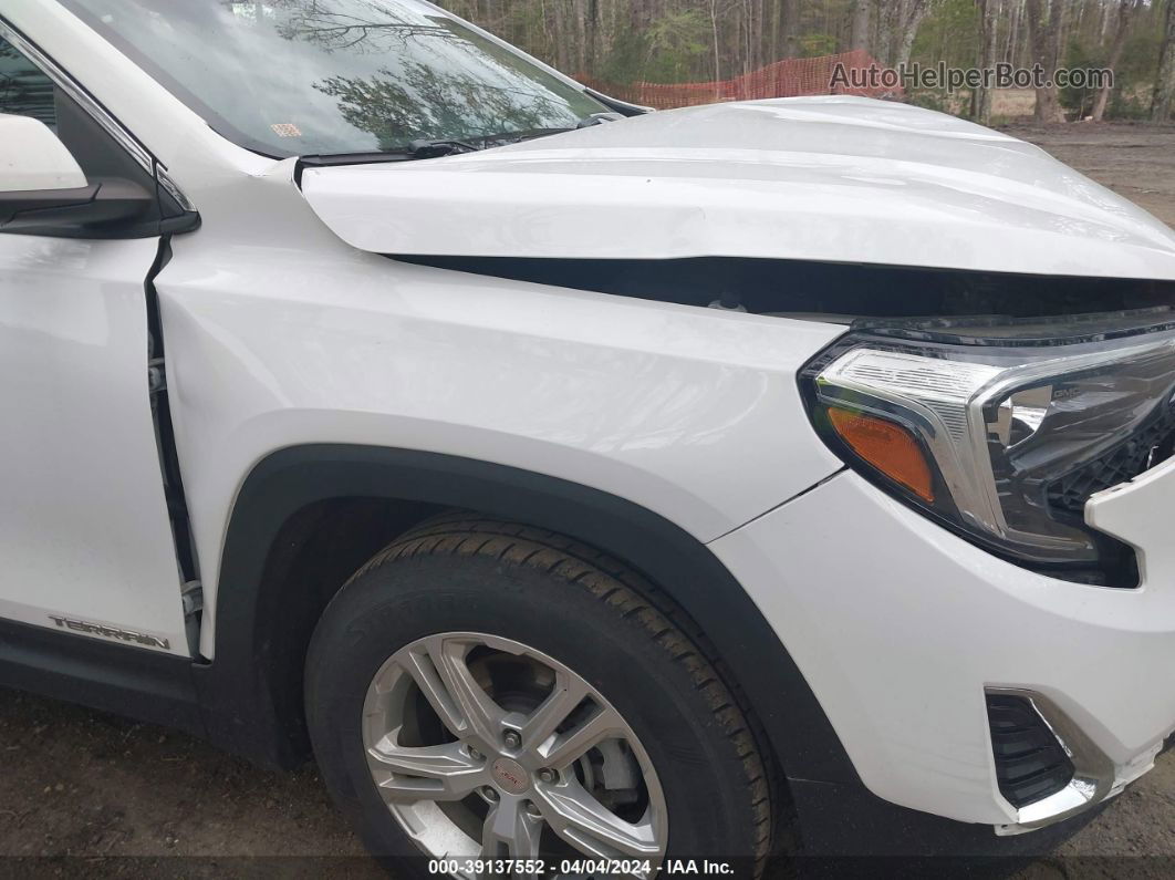 2019 Gmc Terrain Sle White vin: 3GKALMEV2KL333303