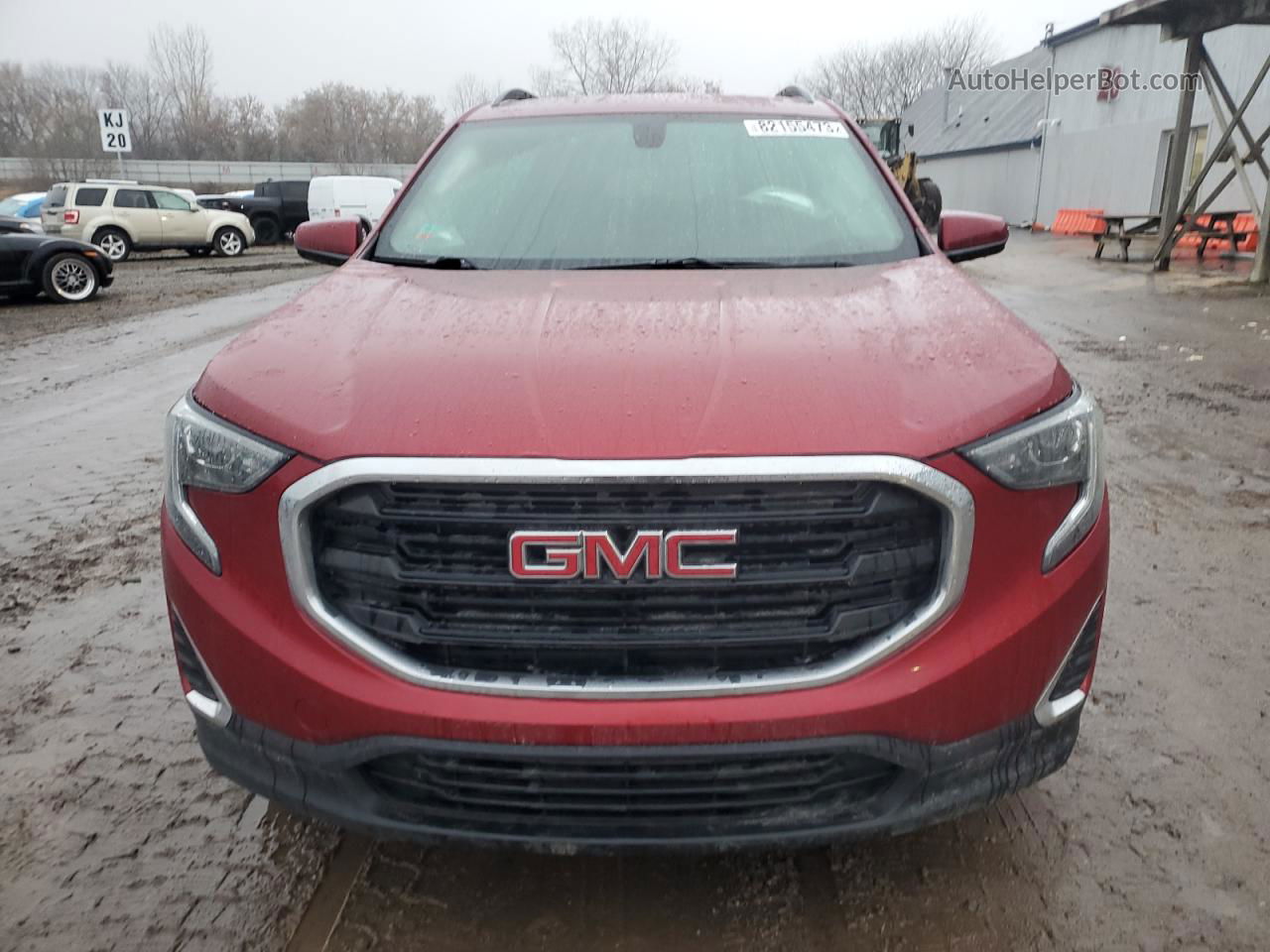 2019 Gmc Terrain Sle Burgundy vin: 3GKALMEV2KL361022