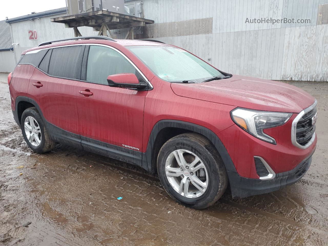 2019 Gmc Terrain Sle Burgundy vin: 3GKALMEV2KL361022