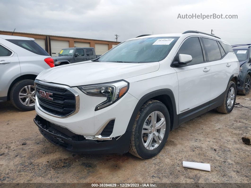 2019 Gmc Terrain Sle White vin: 3GKALMEV2KL378113