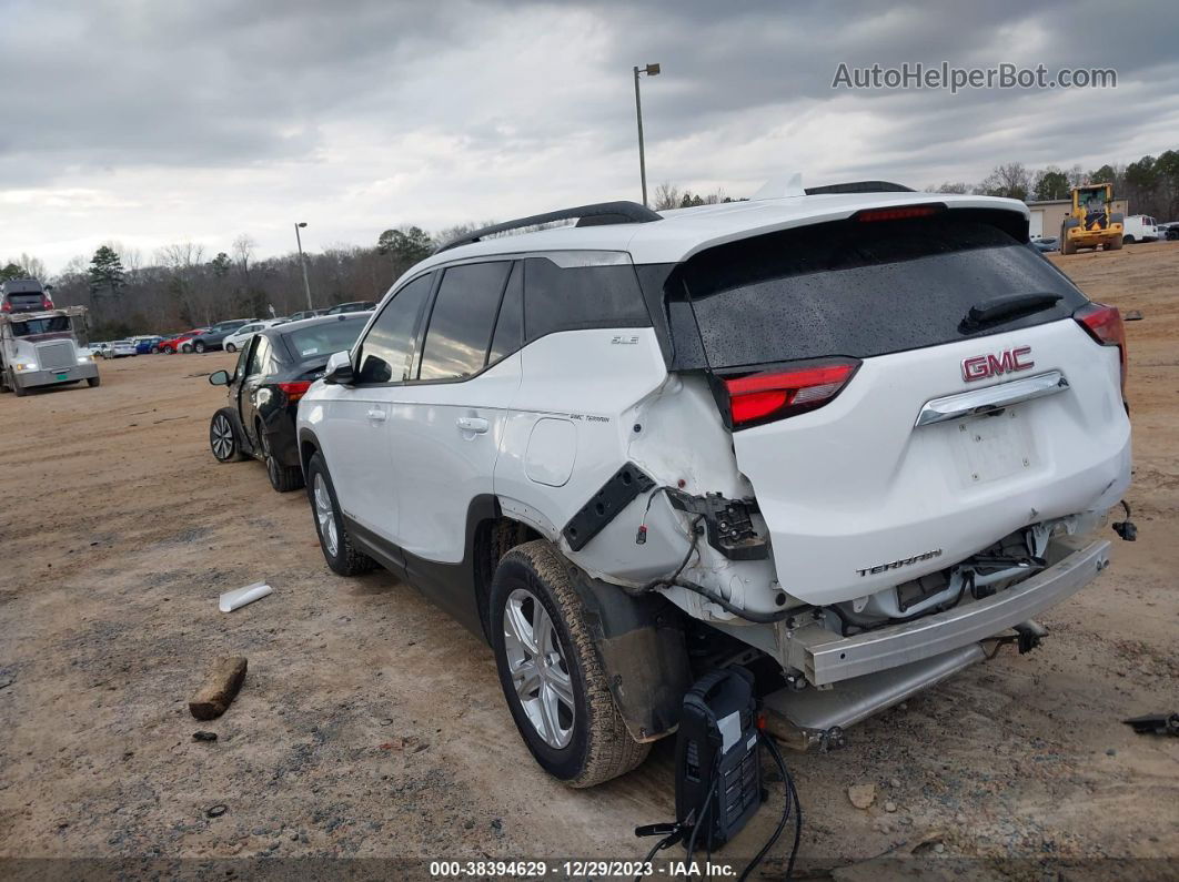 2019 Gmc Terrain Sle White vin: 3GKALMEV2KL378113