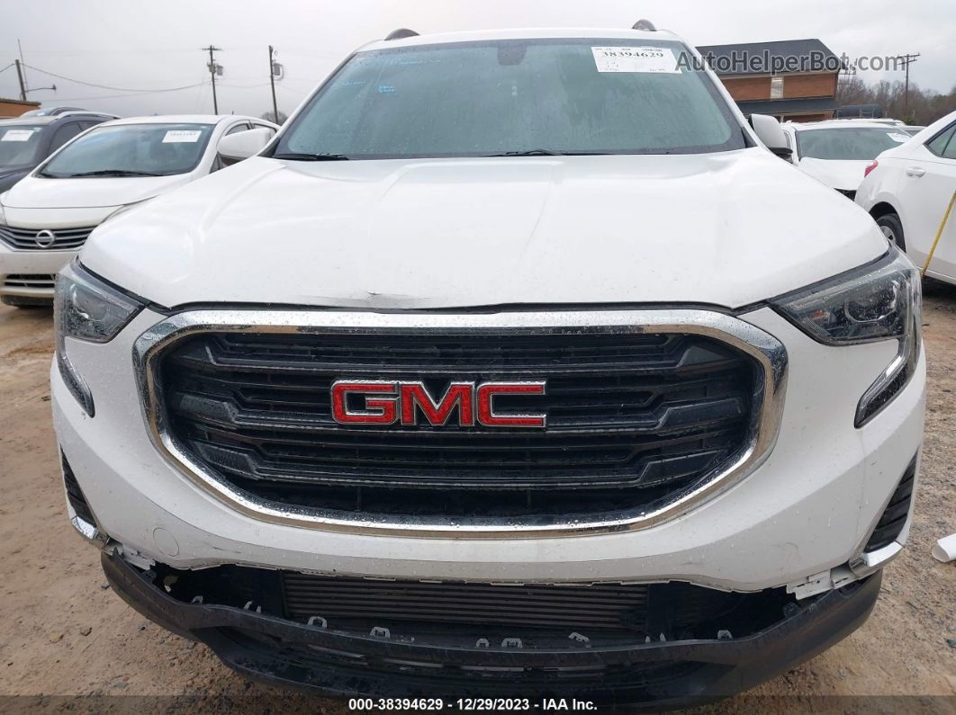 2019 Gmc Terrain Sle White vin: 3GKALMEV2KL378113