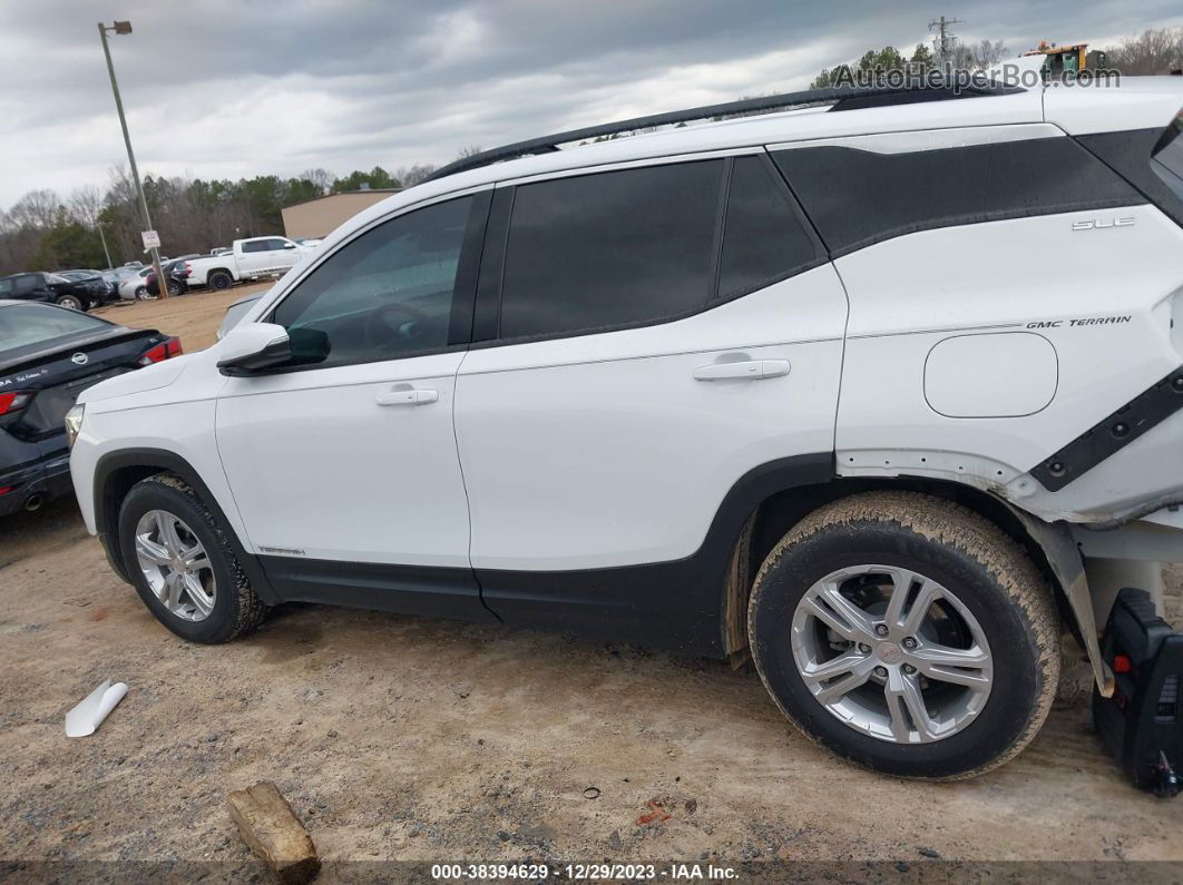 2019 Gmc Terrain Sle White vin: 3GKALMEV2KL378113