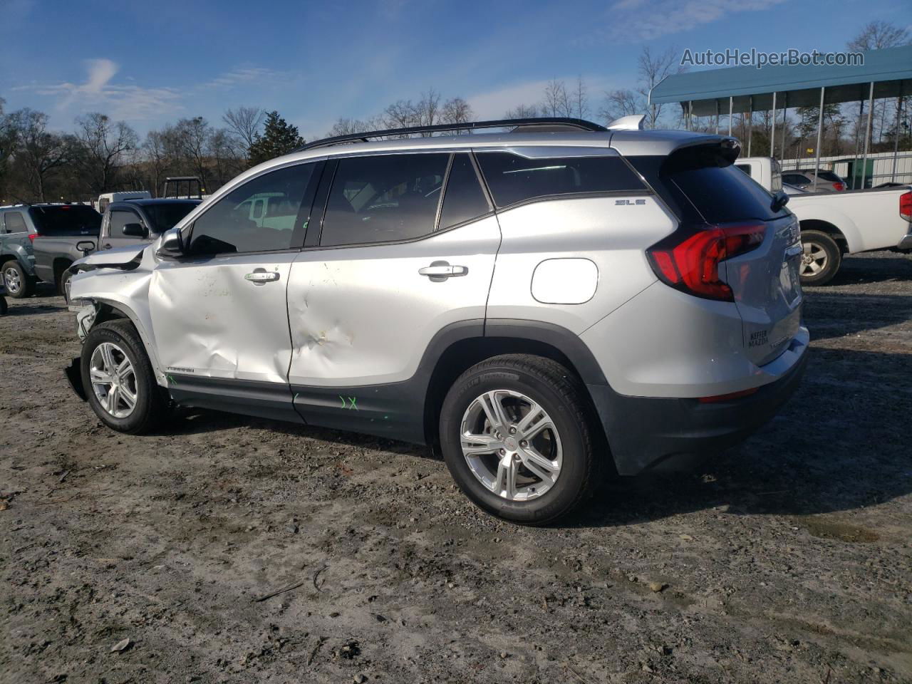 2020 Gmc Terrain Sle Silver vin: 3GKALMEV2LL141106