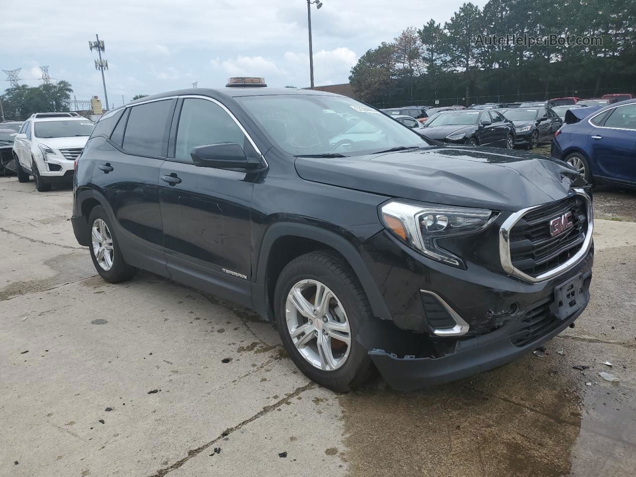 2019 Gmc Terrain Sle Black vin: 3GKALMEV3KL140755