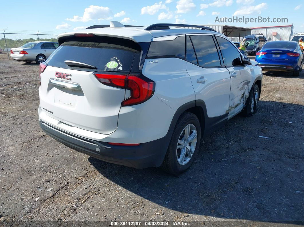 2019 Gmc Terrain Sle White vin: 3GKALMEV3KL193603