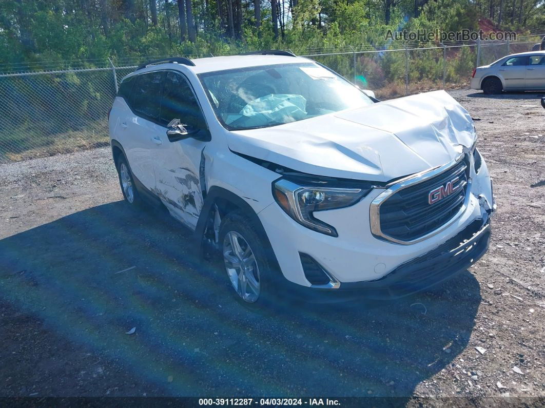 2019 Gmc Terrain Sle White vin: 3GKALMEV3KL193603