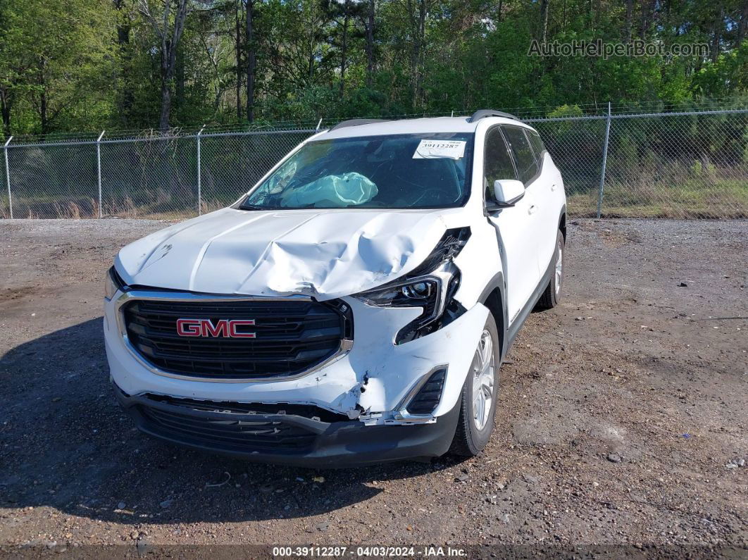 2019 Gmc Terrain Sle White vin: 3GKALMEV3KL193603