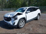 2019 Gmc Terrain Sle White vin: 3GKALMEV3KL193603