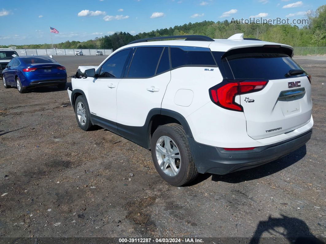 2019 Gmc Terrain Sle White vin: 3GKALMEV3KL193603