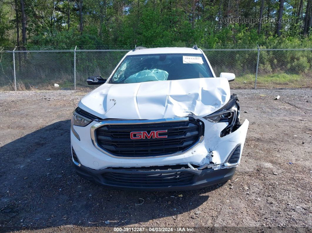 2019 Gmc Terrain Sle White vin: 3GKALMEV3KL193603