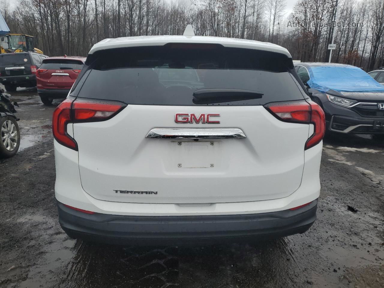 2019 Gmc Terrain Sle Белый vin: 3GKALMEV3KL269496