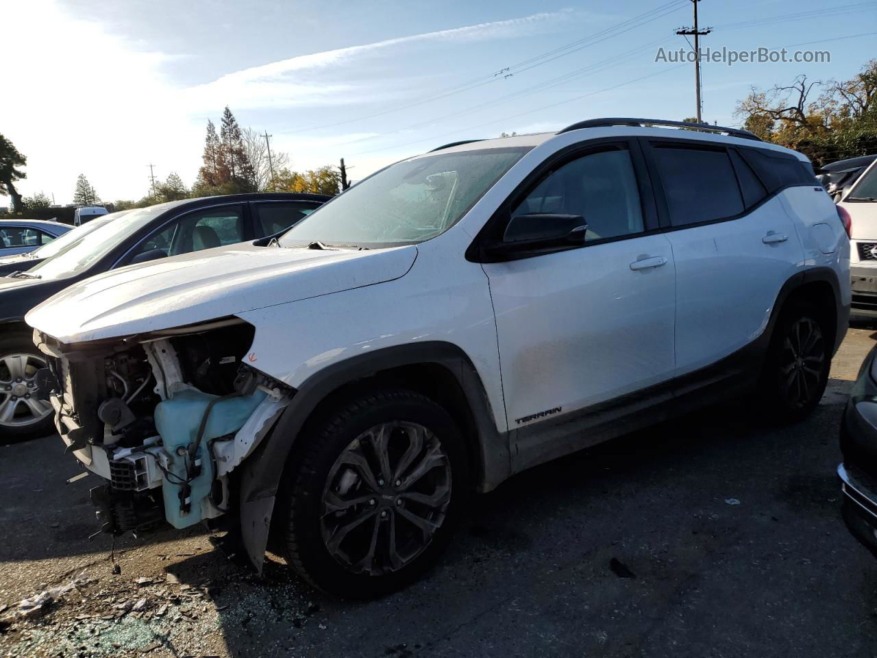 2020 Gmc Terrain Sle White vin: 3GKALMEV3LL220770