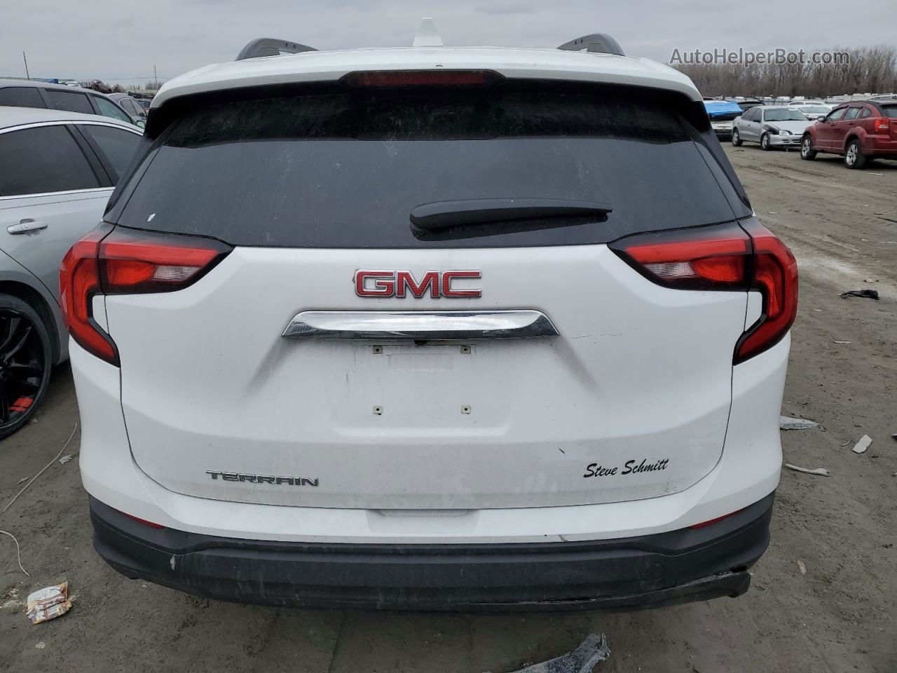 2019 Gmc Terrain Sle Белый vin: 3GKALMEV4KL133796