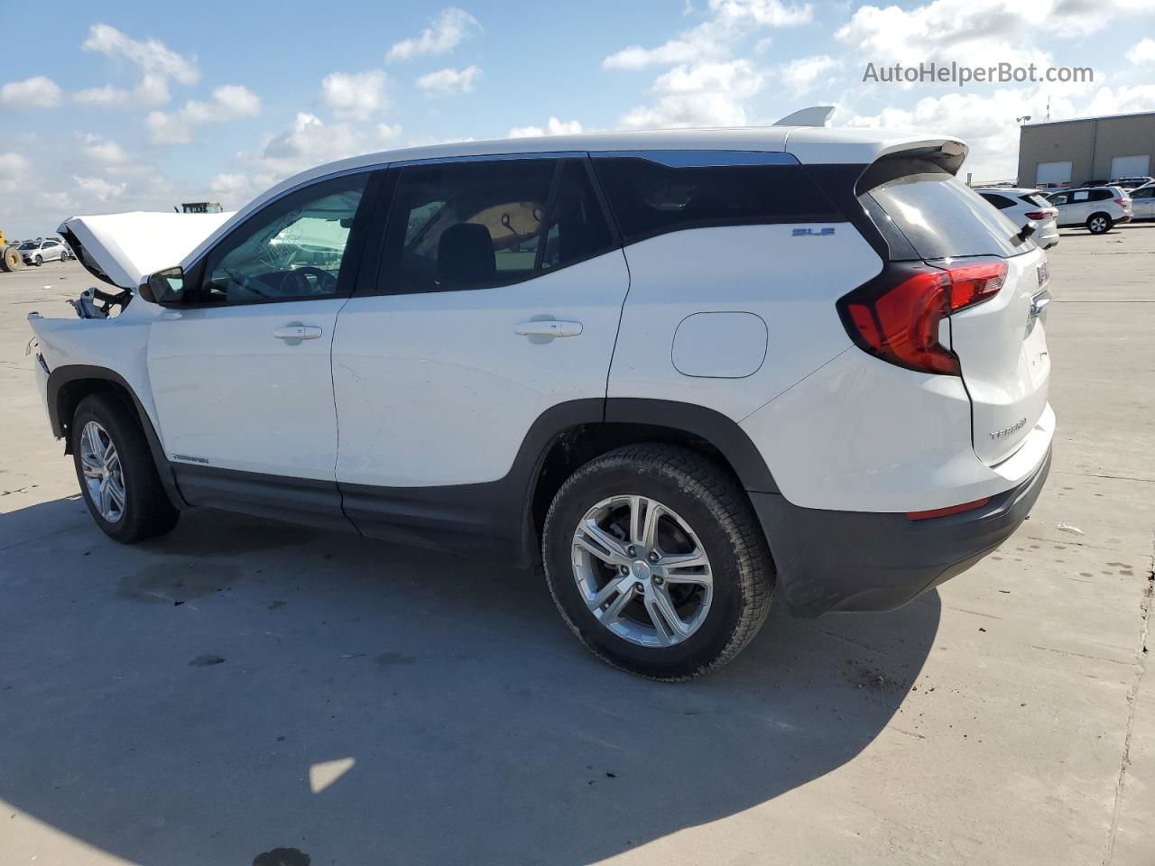 2019 Gmc Terrain Sle White vin: 3GKALMEV4KL221067