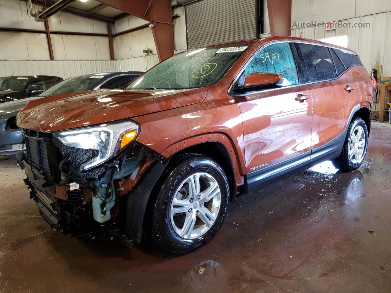 2019 Gmc Terrain Sle Brown vin: 3GKALMEV4KL272410