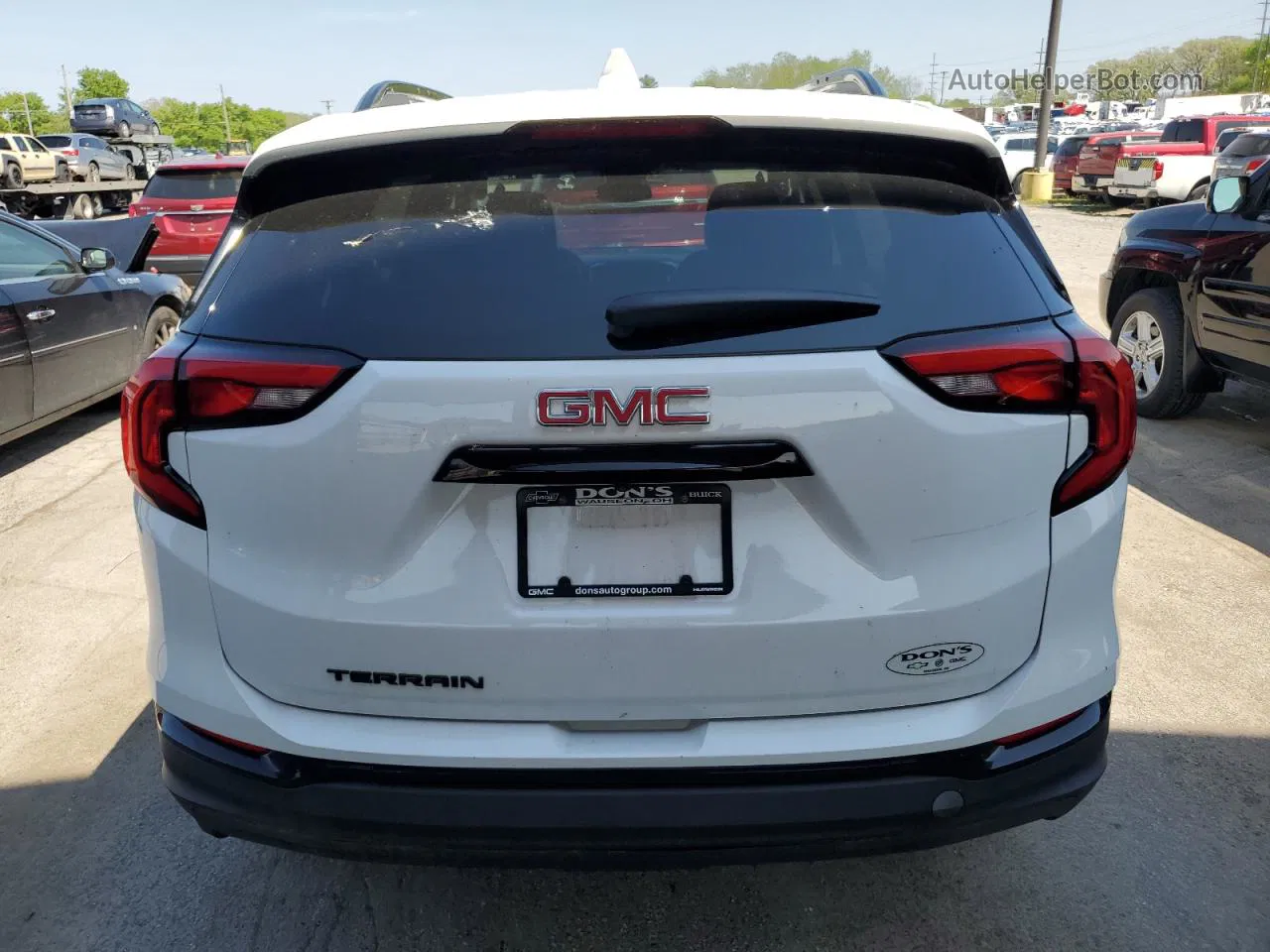 2019 Gmc Terrain Sle White vin: 3GKALMEV4KL299428