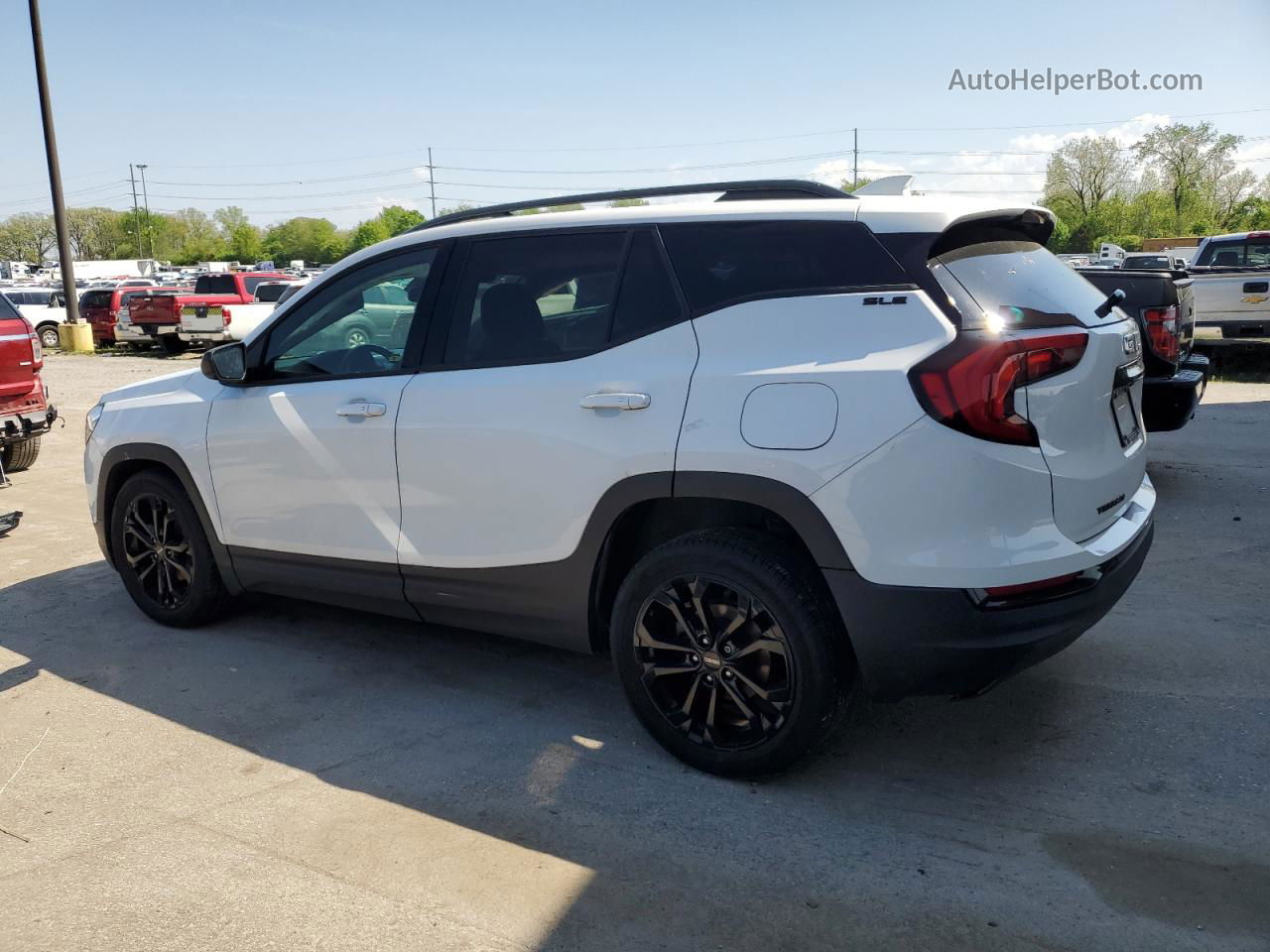 2019 Gmc Terrain Sle White vin: 3GKALMEV4KL299428