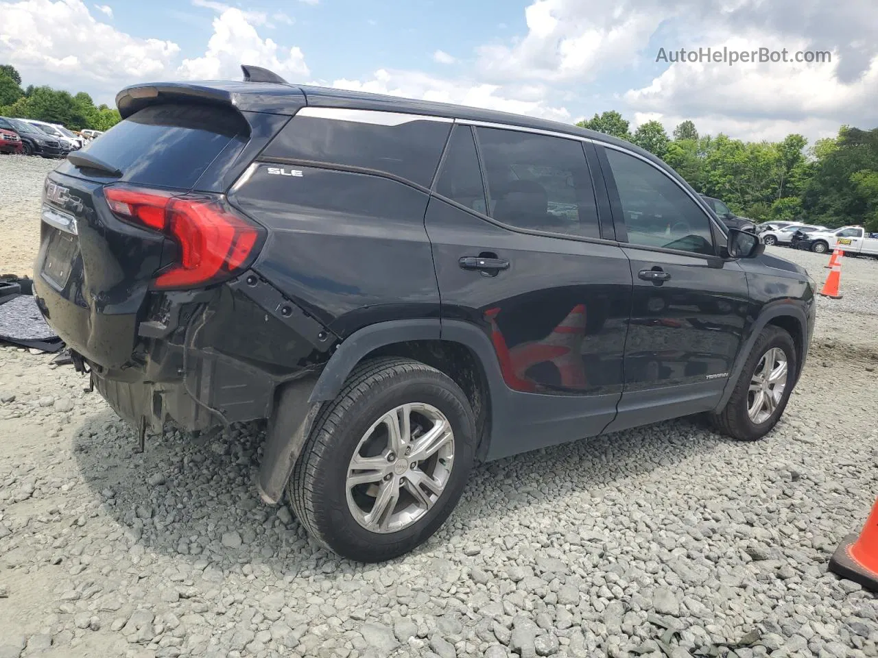 2019 Gmc Terrain Sle Черный vin: 3GKALMEV4KL345193