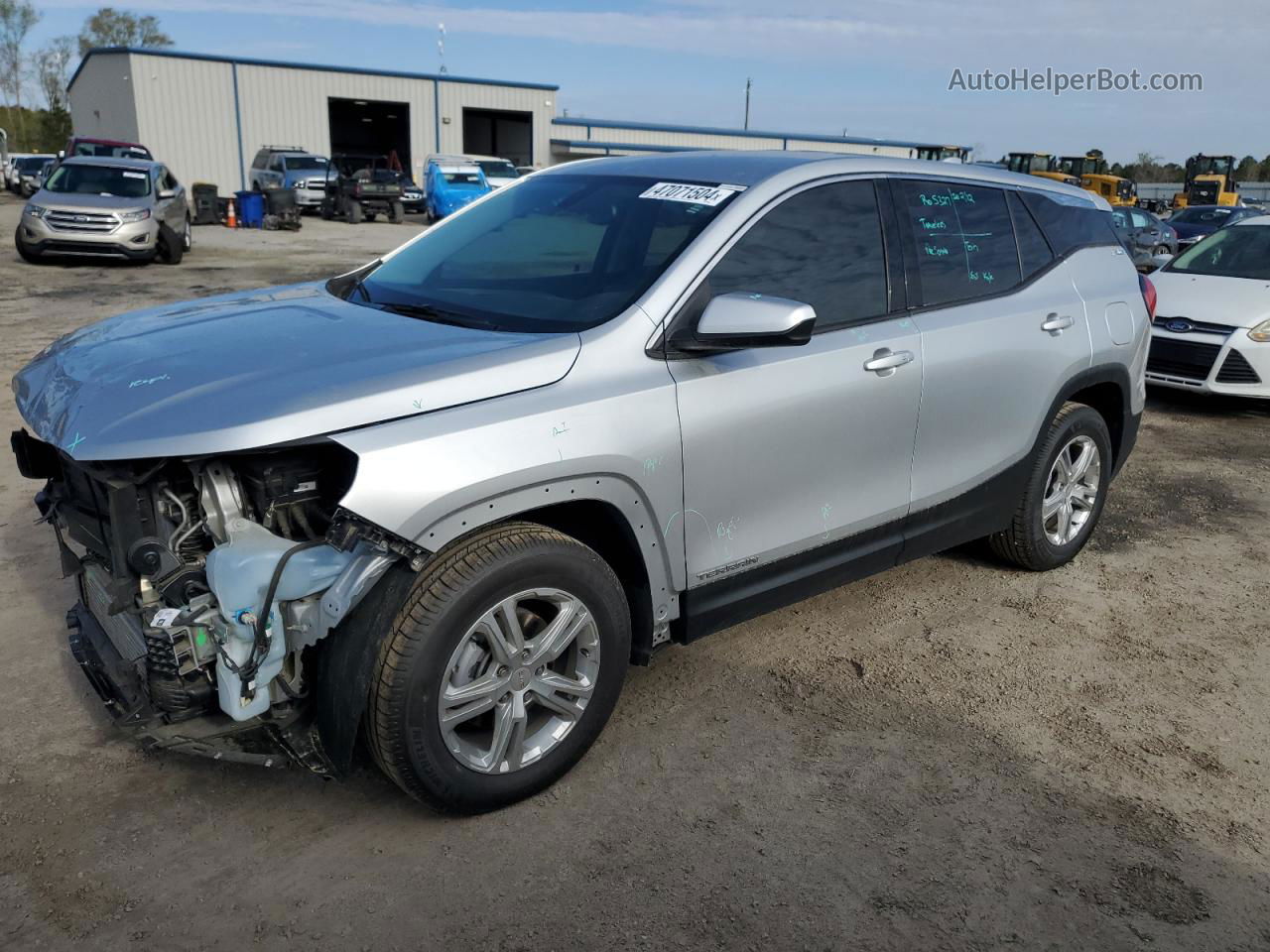 2019 Gmc Terrain Sle Silver vin: 3GKALMEV4KL399500