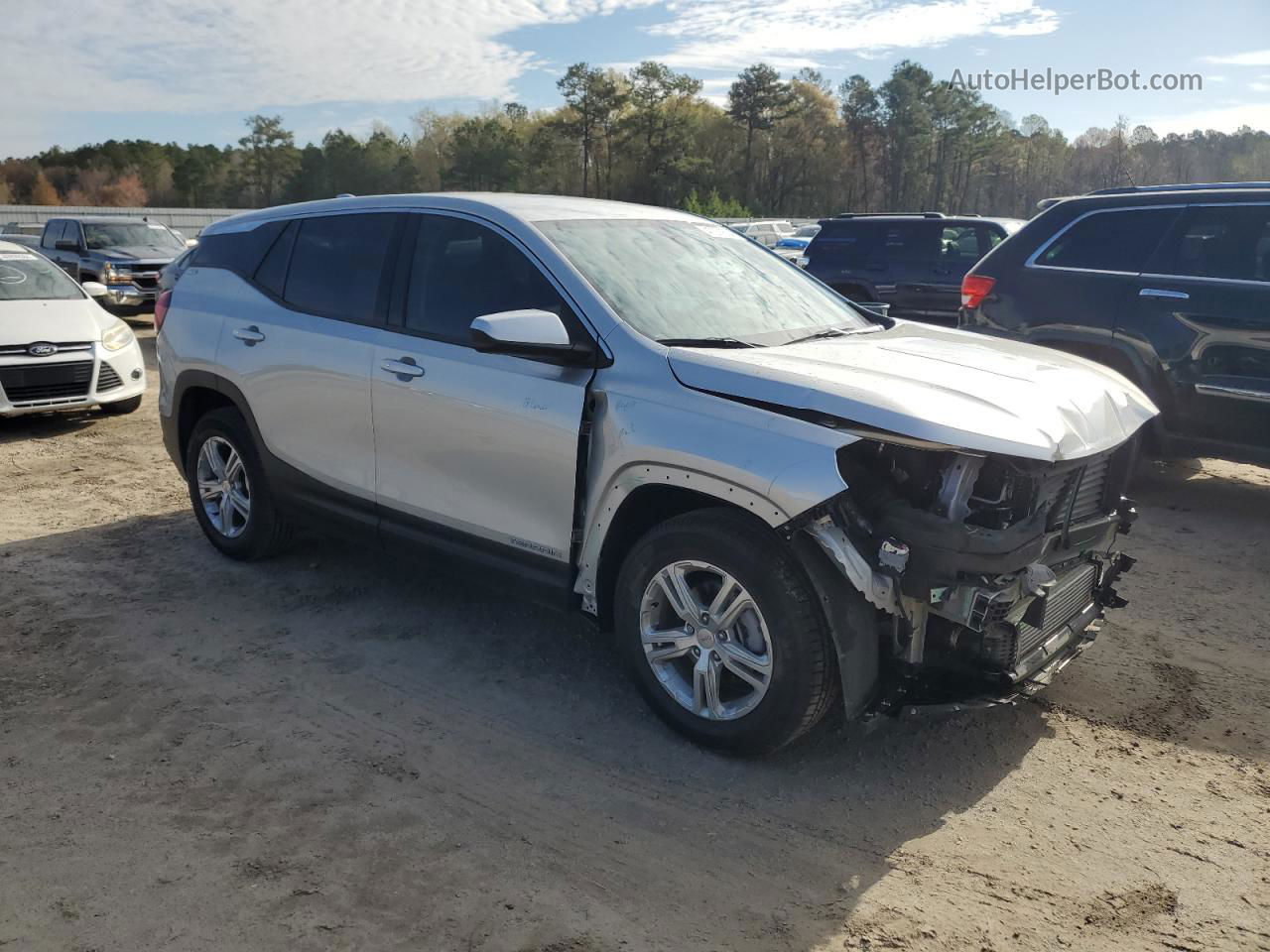 2019 Gmc Terrain Sle Silver vin: 3GKALMEV4KL399500