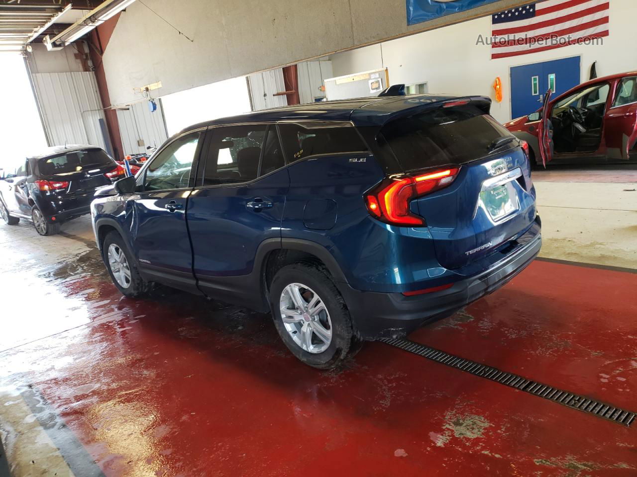 2020 Gmc Terrain Sle Blue vin: 3GKALMEV4LL146453