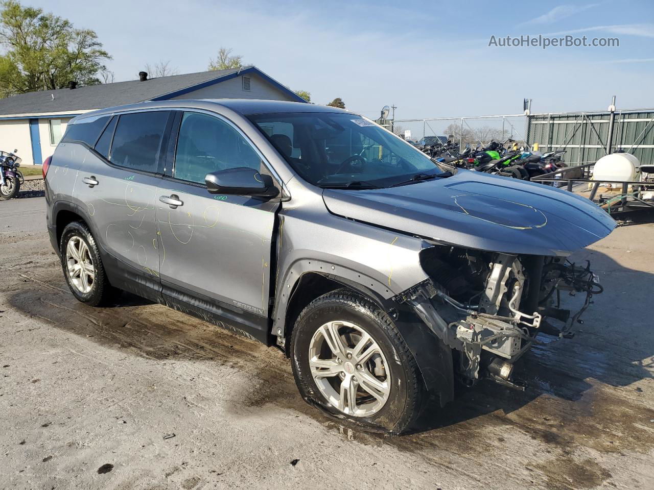 2020 Gmc Terrain Sle Угольный vin: 3GKALMEV4LL149742