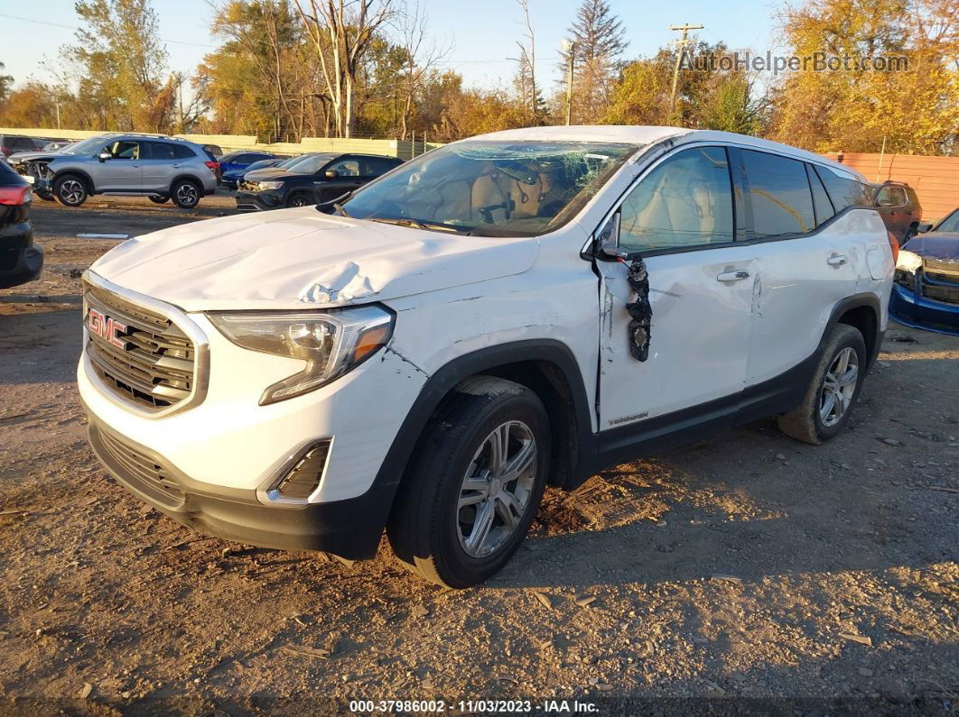 2020 Gmc Terrain Fwd Sle White vin: 3GKALMEV4LL154410