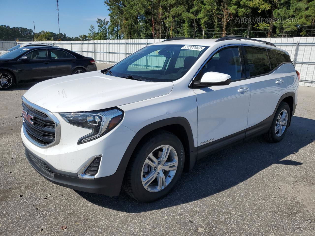 2020 Gmc Terrain Sle White vin: 3GKALMEV4LL167688