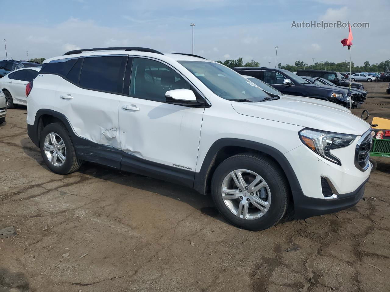 2020 Gmc Terrain Sle White vin: 3GKALMEV4LL169148