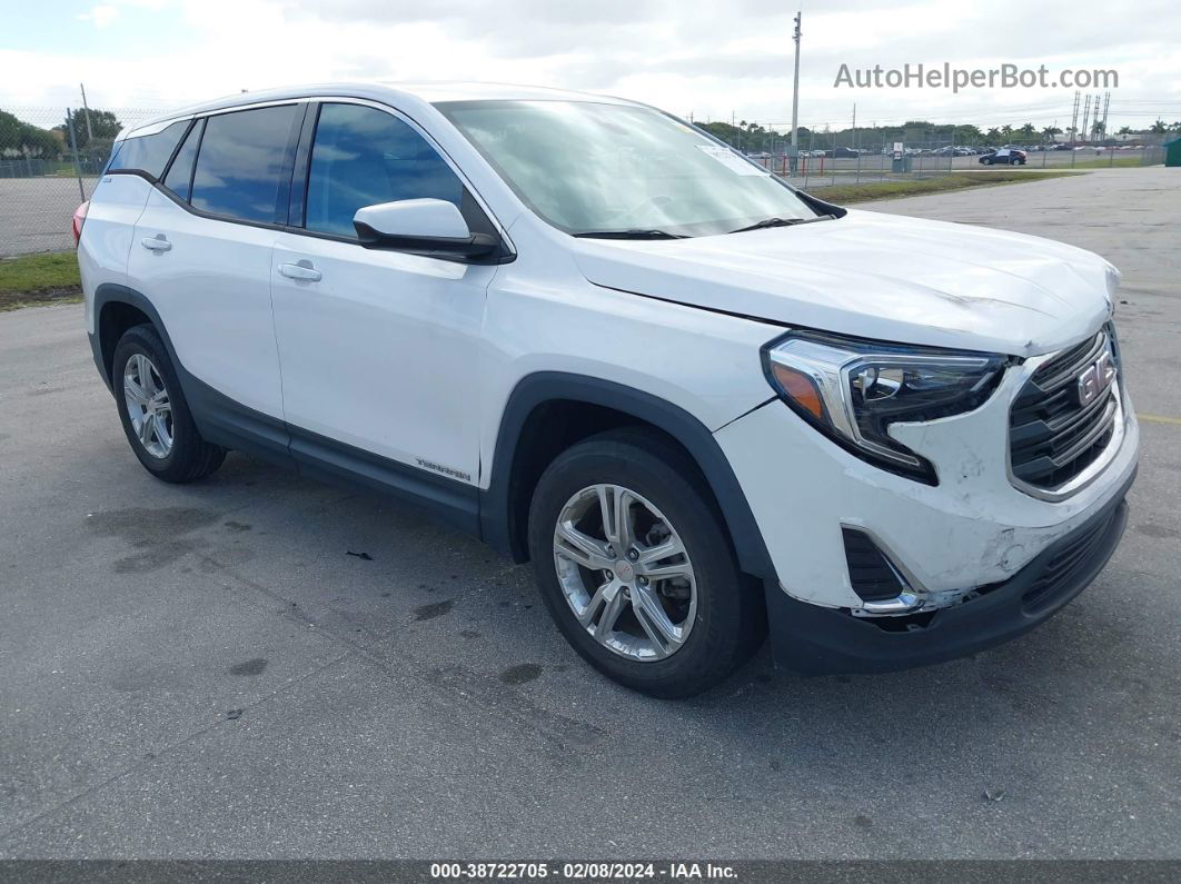 2020 Gmc Terrain Fwd Sle White vin: 3GKALMEV4LL319565