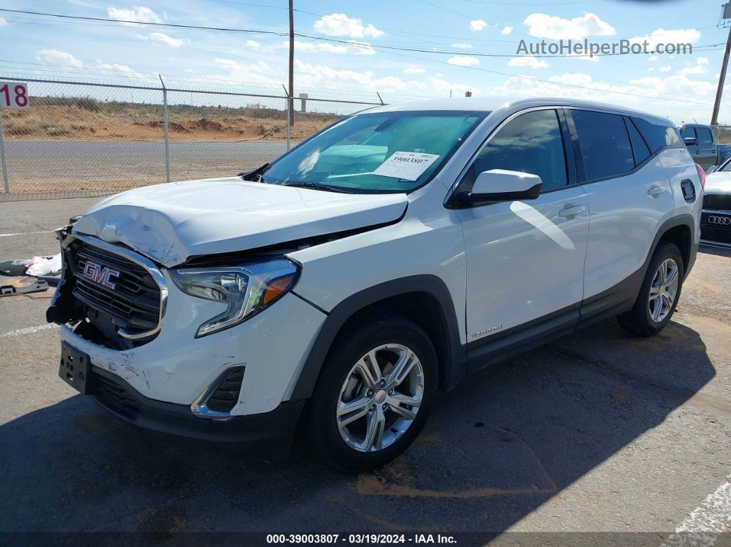 2019 Gmc Terrain Sle White vin: 3GKALMEV5KL106851